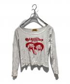 Hysteric Glamourヒステリックグラマー）の古着「チビTシャツ」｜ホワイト