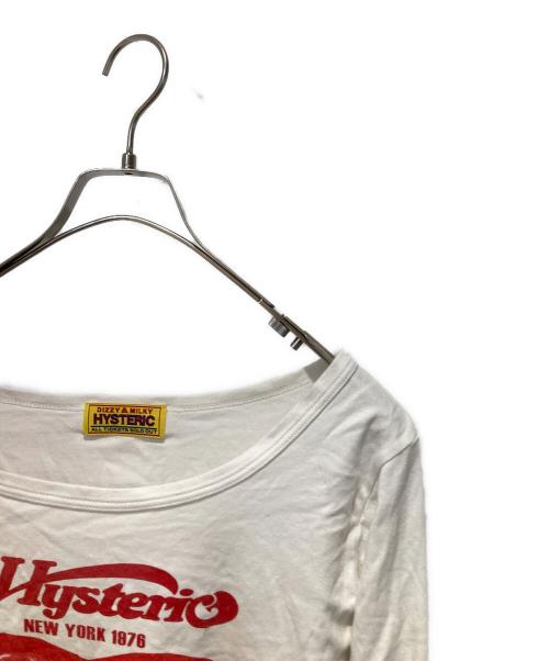 Hysteric Glamour（ヒステリックグラマー）Hysteric Glamour (ヒステリックグラマー) チビTシャツ ホワイト サイズ:FREEの古着・服飾アイテム