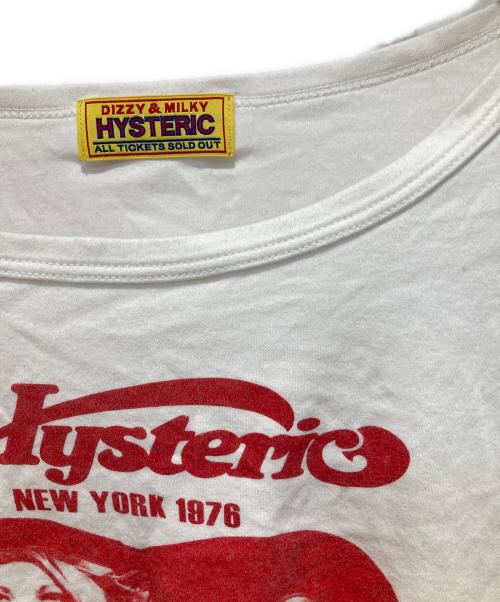 Hysteric Glamour（ヒステリックグラマー）Hysteric Glamour (ヒステリックグラマー) チビTシャツ ホワイト サイズ:FREEの古着・服飾アイテム