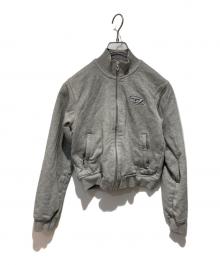 DIESEL（ディーゼル）の古着「ジップアップスウェット」｜グレー