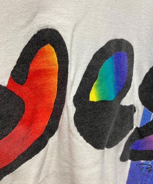 Hanes（ヘインズ）Hanes (ヘインズ) peter max yes band tee ホワイト サイズ:Ｌの古着・服飾アイテム