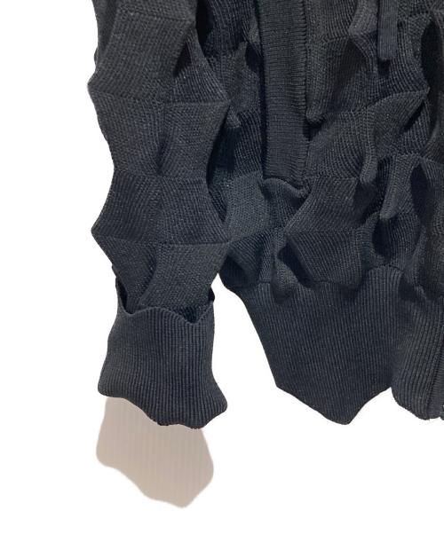 MADFRENZY（マッドフレンジー）MADFRENZY (マッドフレンジー) Spiked Zip-Up Hoodie ブラック サイズ:Sの古着・服飾アイテム