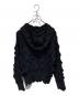 MADFRENZY (マッドフレンジー) Spiked Zip-Up Hoodie ブラック サイズ:S：8000円