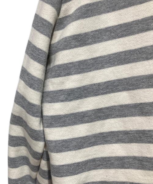 OPEN YY（オープンワイワイ）OPEN YY (オープンワイワイ) アップリケ ジップアップ スウェットシャツ グレー サイズ:Sの古着・服飾アイテム