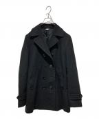 COMME des GARCONS HOMME PLUSコムデギャルソンオムプリュス）の古着「8B メルトン ピーコート」｜ブラック