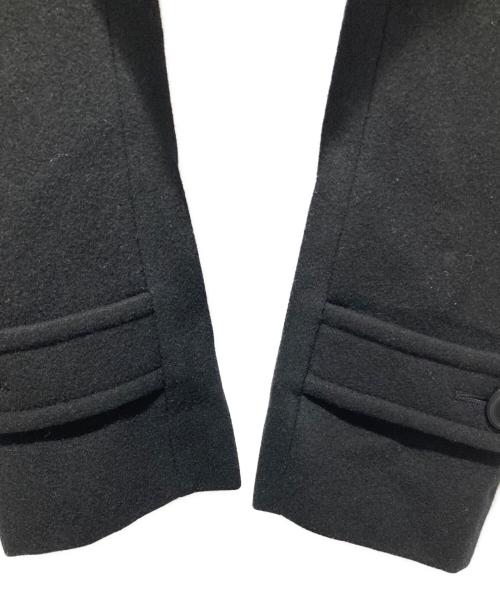 COMME des GARCONS HOMME PLUS（コムデギャルソンオムプリュス）COMME des GARCONS HOMME PLUS (コムデギャルソンオムプリュス) 8B メルトン ピーコート ブラック サイズ:XSの古着・服飾アイテム