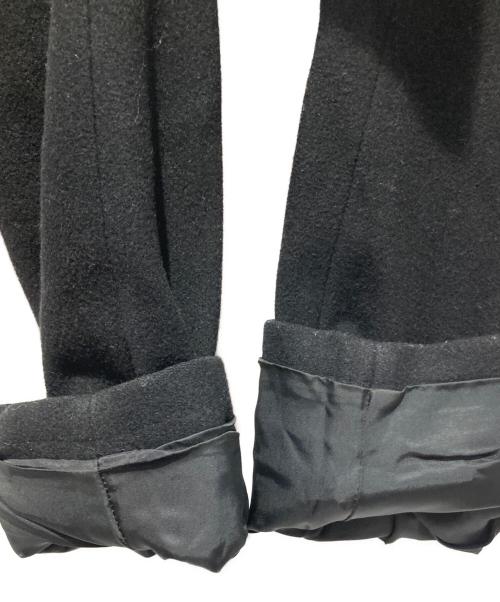 COMME des GARCONS HOMME PLUS（コムデギャルソンオムプリュス）COMME des GARCONS HOMME PLUS (コムデギャルソンオムプリュス) 8B メルトン ピーコート ブラック サイズ:XSの古着・服飾アイテム