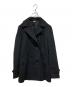 COMME des GARCONS HOMME PLUS（コムデギャルソンオムプリュス）の古着「8B メルトン ピーコート」｜ブラック