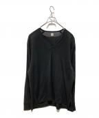 KAPTAIN SUNSHINEキャプテンサンシャイン）の古着「Nocollar Shirt」｜ブラック