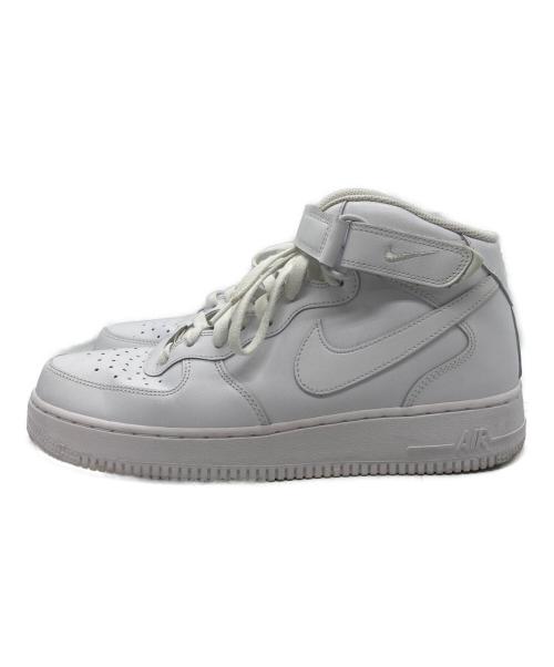 NIKE（ナイキ）NIKE (ナイキ) NIKE AIR FORCE 1 MID ホワイト サイズ:27cmの古着・服飾アイテム