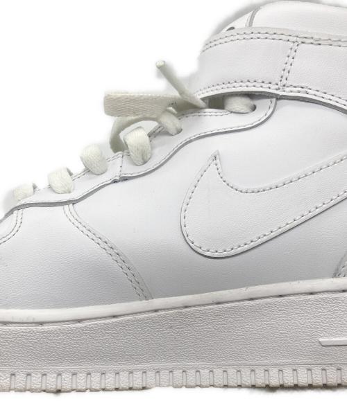 NIKE（ナイキ）NIKE (ナイキ) NIKE AIR FORCE 1 MID ホワイト サイズ:27cmの古着・服飾アイテム