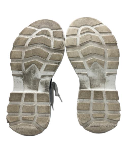 ALEXANDER McQUEEN（アレキサンダーマックイーン）ALEXANDER McQUEEN (アレキサンダーマックイーン) Tread Slick Low Lace Up ホワイト×ブラック サイズ:23.5の古着・服飾アイテム