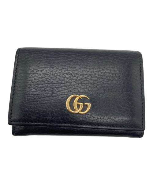 GUCCI（グッチ）GUCCI (グッチ) 2つ折り財布 ブラックの古着・服飾アイテム