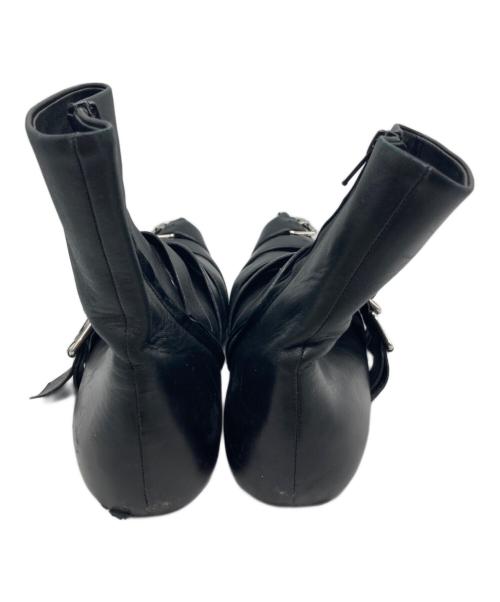 BALENCIAGA（バレンシアガ）BALENCIAGA (バレンシアガ) BUCKLE KNIFE BOOTS ブラック サイズ:38の古着・服飾アイテム