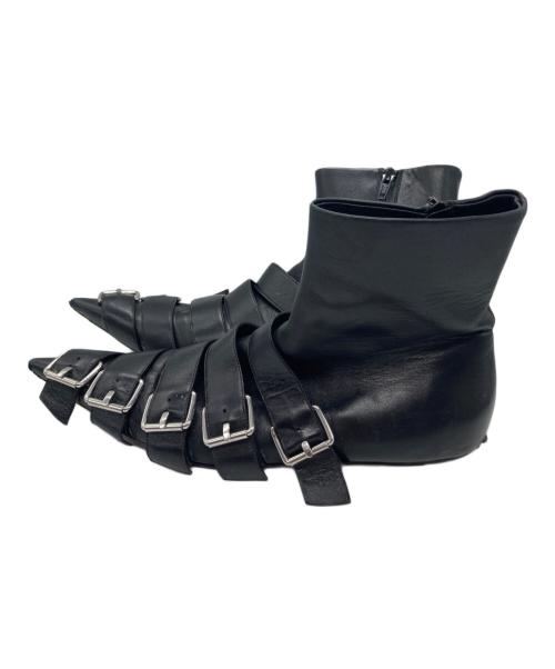 BALENCIAGA（バレンシアガ）BALENCIAGA (バレンシアガ) BUCKLE KNIFE BOOTS ブラック サイズ:38の古着・服飾アイテム