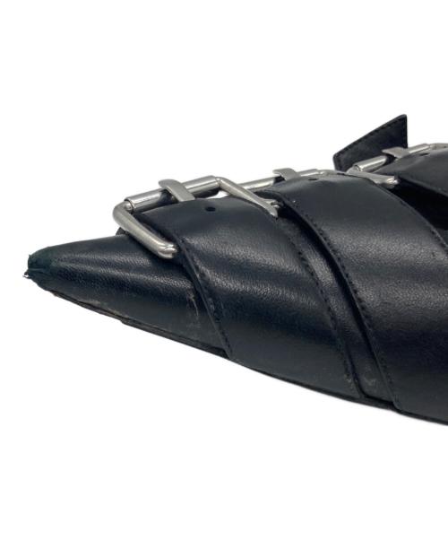 BALENCIAGA（バレンシアガ）BALENCIAGA (バレンシアガ) BUCKLE KNIFE BOOTS ブラック サイズ:38の古着・服飾アイテム