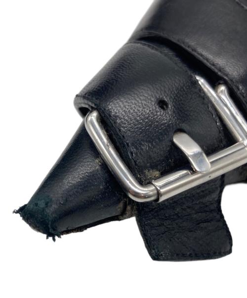 BALENCIAGA（バレンシアガ）BALENCIAGA (バレンシアガ) BUCKLE KNIFE BOOTS ブラック サイズ:38の古着・服飾アイテム
