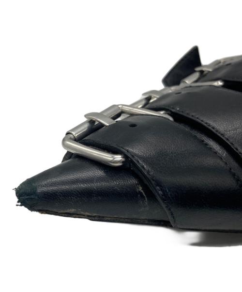 BALENCIAGA（バレンシアガ）BALENCIAGA (バレンシアガ) BUCKLE KNIFE BOOTS ブラック サイズ:38の古着・服飾アイテム