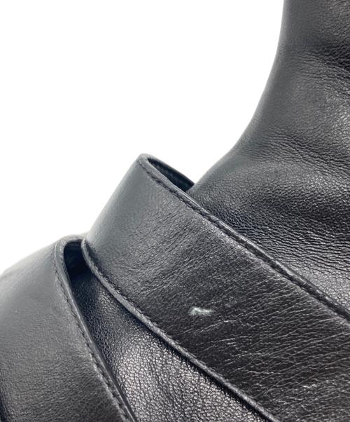 BALENCIAGA（バレンシアガ）BALENCIAGA (バレンシアガ) BUCKLE KNIFE BOOTS ブラック サイズ:38の古着・服飾アイテム