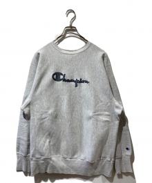 Champion REVERSE WEAVE（チャンピオン リバース ウィーブ）の古着「ロゴスウェット」｜グレー