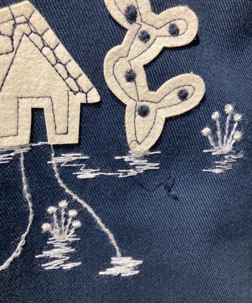NEIGHBORHOOD（ネイバーフッド）NEIGHBORHOOD (ネイバーフッド) MEXICAN SOUVENIR JACKET ブラック サイズ:Ｌの古着・服飾アイテム