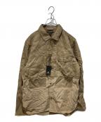 NIGEL CABOURNナイジェルケーボン）の古着「ミリタリーシャツ」｜ベージュ