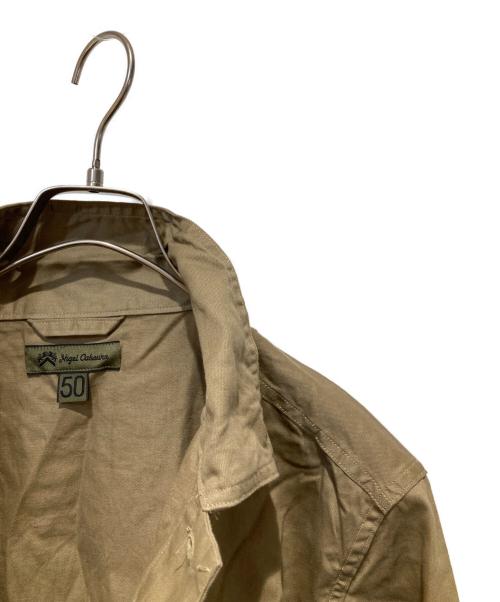 NIGEL CABOURN（ナイジェルケーボン）NIGEL CABOURN (ナイジェルケーボン) ミリタリーシャツ ベージュ サイズ:50の古着・服飾アイテム