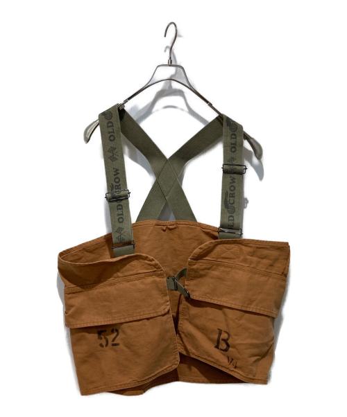 OLD CROW（オールドクロウ）OLD CROW (オールドクロウ) TOOL VEST ブラウン サイズ:表記無しの古着・服飾アイテム