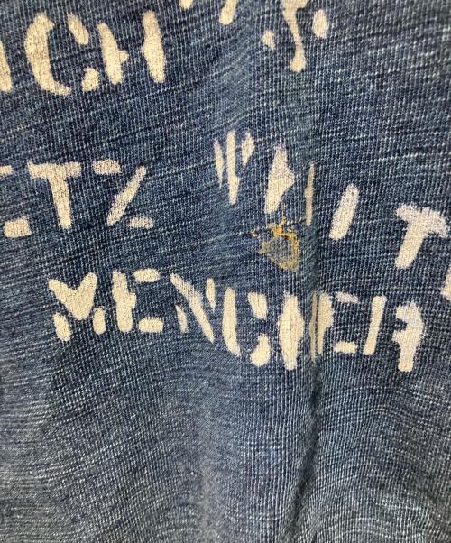 RRL（ダブルアールエル）RRL (ダブルアールエル) プリントスウェット インディゴ サイズ:Ｌの古着・服飾アイテム