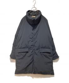 LAMOND（ラモンド）の古着「LIGHT SHELL STAND DOWN COAT」｜ネイビー