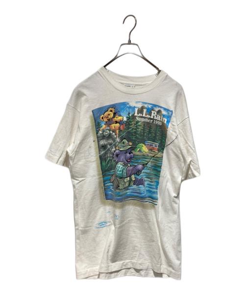 LIQUID BLUE（リキッドブルー）LIQUID BLUE (リキッドブルー) プリントTシャツ ホワイト サイズ:Ｌの古着・服飾アイテム