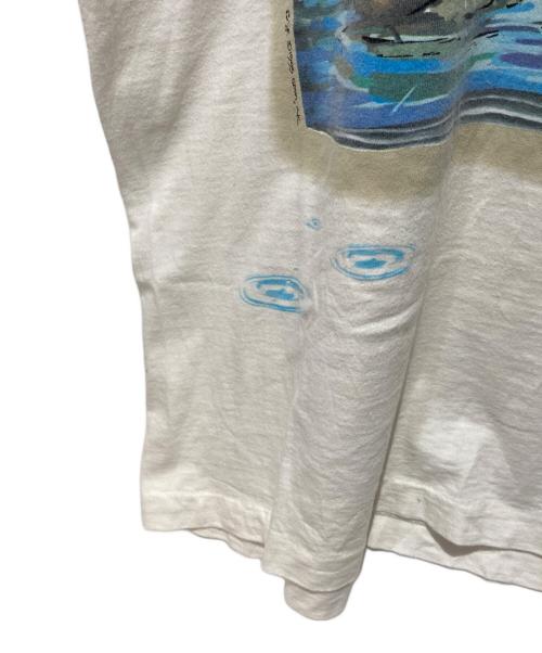 LIQUID BLUE（リキッドブルー）LIQUID BLUE (リキッドブルー) プリントTシャツ ホワイト サイズ:Ｌの古着・服飾アイテム