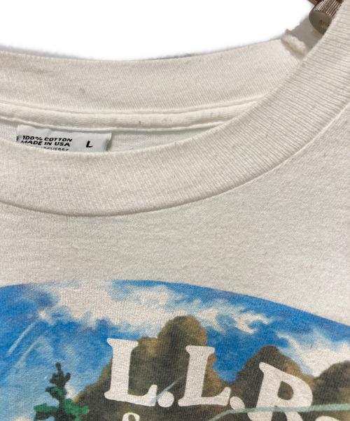 LIQUID BLUE（リキッドブルー）LIQUID BLUE (リキッドブルー) プリントTシャツ ホワイト サイズ:Ｌの古着・服飾アイテム