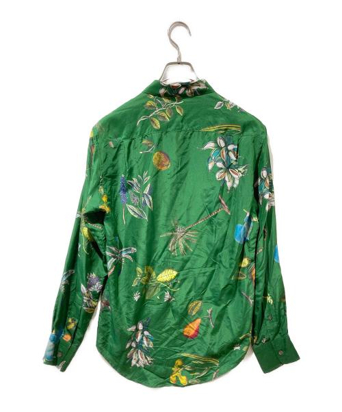 CABAN（キャバン）CABAN (キャバン) ボタニカルプリントシャツ グリーン サイズ:Sの古着・服飾アイテム