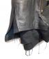 中古・古着 JUNYA WATANABE COMME des GARCONS ((ジュンヤワタナベ コムデギャルソン) フリルレイヤードカウレザースカート ブラック サイズ:XS：30000円