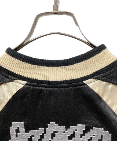 PUNK DRUNKERS（パンクドランカーズ）PUNK DRUNKERS (パンクドランカーズ) モザイク虎スカジャン ブラック サイズ:Sの古着・服飾アイテム