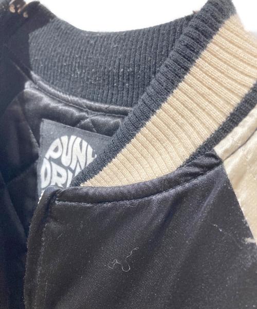 PUNK DRUNKERS（パンクドランカーズ）PUNK DRUNKERS (パンクドランカーズ) モザイク虎スカジャン ブラック サイズ:Sの古着・服飾アイテム