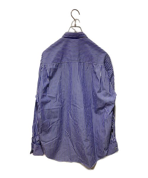 H BEAUTY&YOUTH（エイチ ビューティー&ユース）H BEAUTY&YOUTH (エイチ ビューティー&ユース) DOUBLE CUFFS REGULAR COLLAR SHIRT ブルー サイズ:Sの古着・服飾アイテム
