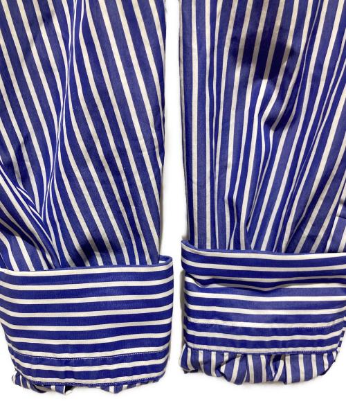 H BEAUTY&YOUTH（エイチ ビューティー&ユース）H BEAUTY&YOUTH (エイチ ビューティー&ユース) DOUBLE CUFFS REGULAR COLLAR SHIRT ブルー サイズ:Sの古着・服飾アイテム