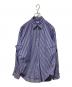 H BEAUTY&YOUTH（エイチ ビューティー&ユース）の古着「DOUBLE CUFFS REGULAR COLLAR SHIRT」｜ブルー