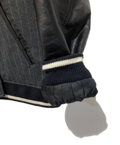 stussy（ステューシー）stussy (ステューシー) FRAGMENT DESIGN (フラグメントデザイン) スタジャン ブラック サイズ:Mの古着・服飾アイテム