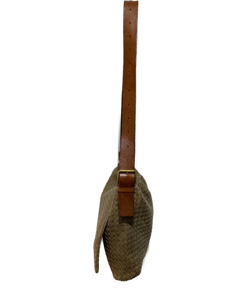 BOTTEGA VENETA（ボッテガベネタ）BOTTEGA VENETA (ボッテガベネタ) イントレチャート ショルダーバッグ オリーブの古着・服飾アイテム