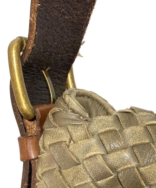 BOTTEGA VENETA（ボッテガベネタ）BOTTEGA VENETA (ボッテガベネタ) イントレチャート ショルダーバッグ オリーブの古着・服飾アイテム