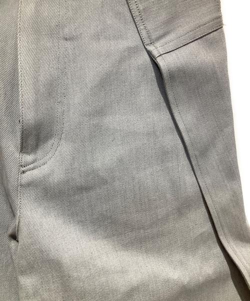 newnow（ニューナウ）newnow (ニューナウ) Deformed Tuck Pants グレー サイズ:Mの古着・服飾アイテム