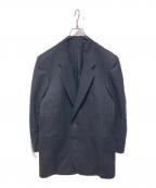 COMME des GARCONS HOMMEコムデギャルソン オム）の古着「ストライプテーラードジャケット」｜ブラック