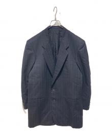 COMME des GARCONS HOMME（コムデギャルソン オム）の古着「ストライプテーラードジャケット」｜ブラック
