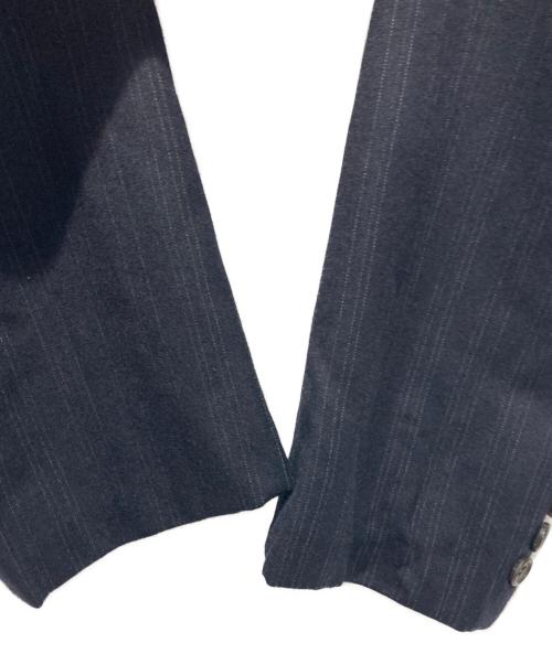COMME des GARCONS HOMME（コムデギャルソン オム）COMME des GARCONS HOMME (コムデギャルソン オム) ストライプテーラードジャケット ブラック サイズ:Mの古着・服飾アイテム