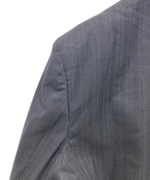 COMME des GARCONS HOMME（コムデギャルソン オム）COMME des GARCONS HOMME (コムデギャルソン オム) ストライプテーラードジャケット ブラック サイズ:Mの古着・服飾アイテム