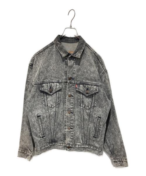 LEVI'S（リーバイス）LEVI'S (リーバイス) 57508 BLACK DENIM JACKET グレー サイズ:XLの古着・服飾アイテム