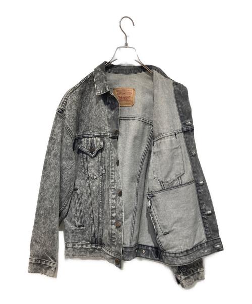 LEVI'S（リーバイス）LEVI'S (リーバイス) 57508 BLACK DENIM JACKET グレー サイズ:XLの古着・服飾アイテム